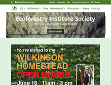 Tablet Screenshot of ecoforestry.ca